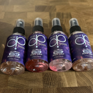 Vier kleuren glitter grip spray Dew Point