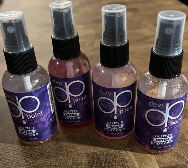 Vier kleuren glitter grip spray Dew Point